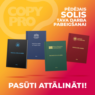 Diplomdarbu iesiešana / cietie vāki